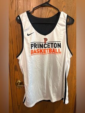 Prince Princeton Basketball Practice Tank - White & Orange